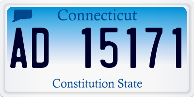 CT license plate AD15171