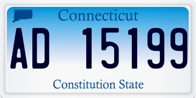 CT license plate AD15199