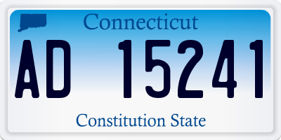 CT license plate AD15241