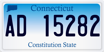 CT license plate AD15282