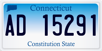 CT license plate AD15291