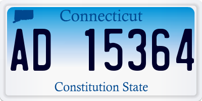 CT license plate AD15364