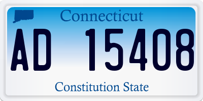 CT license plate AD15408