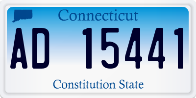 CT license plate AD15441