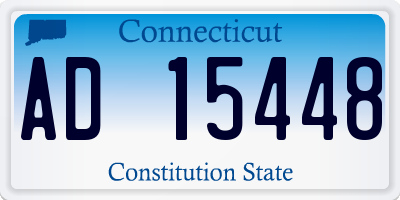 CT license plate AD15448
