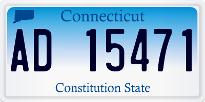 CT license plate AD15471