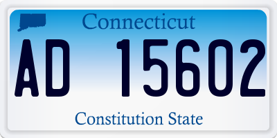 CT license plate AD15602
