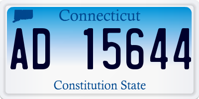 CT license plate AD15644