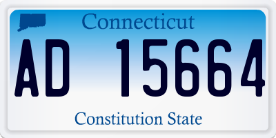 CT license plate AD15664