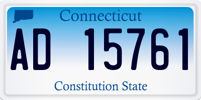 CT license plate AD15761