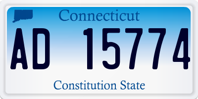 CT license plate AD15774