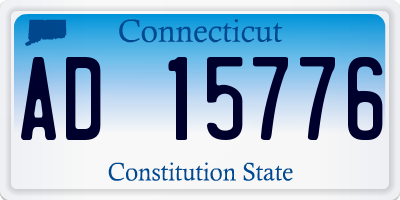CT license plate AD15776