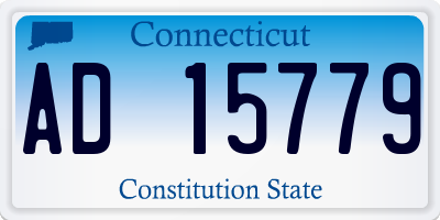CT license plate AD15779