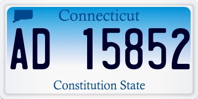 CT license plate AD15852