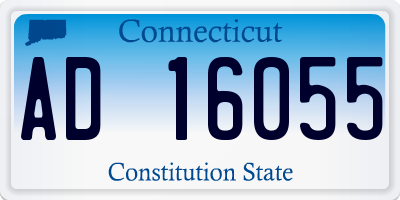 CT license plate AD16055