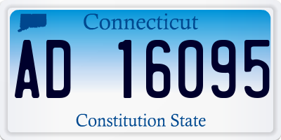 CT license plate AD16095