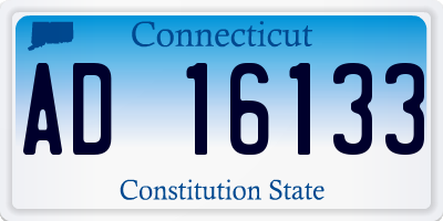 CT license plate AD16133
