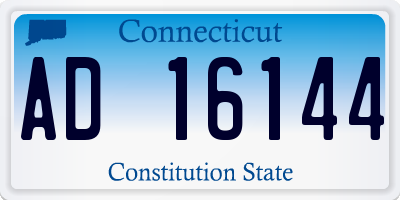 CT license plate AD16144