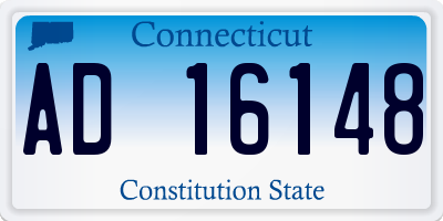CT license plate AD16148