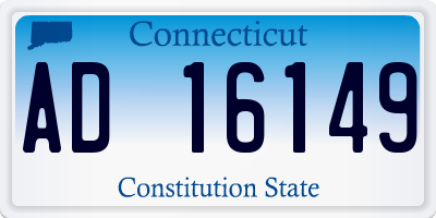 CT license plate AD16149