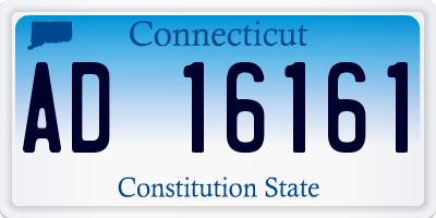 CT license plate AD16161