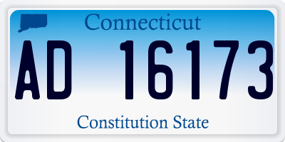 CT license plate AD16173