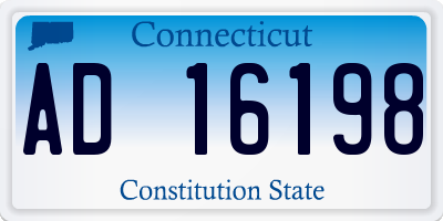CT license plate AD16198