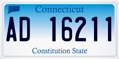 CT license plate AD16211