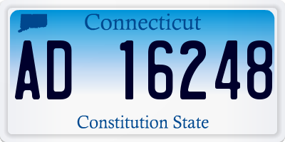 CT license plate AD16248