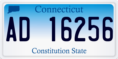 CT license plate AD16256