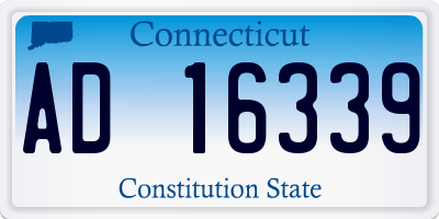 CT license plate AD16339