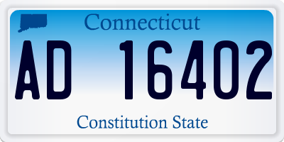 CT license plate AD16402