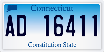 CT license plate AD16411