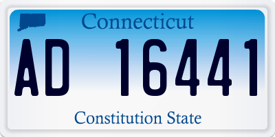 CT license plate AD16441