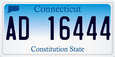 CT license plate AD16444