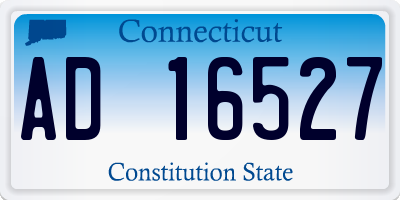 CT license plate AD16527