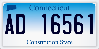 CT license plate AD16561