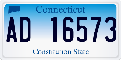 CT license plate AD16573