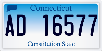 CT license plate AD16577