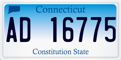 CT license plate AD16775