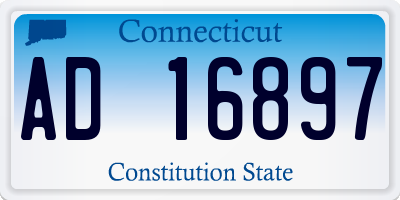 CT license plate AD16897