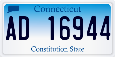 CT license plate AD16944