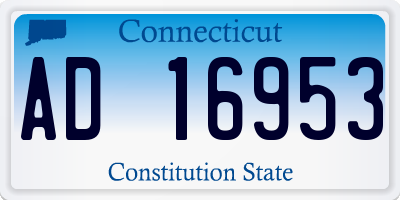 CT license plate AD16953