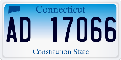 CT license plate AD17066