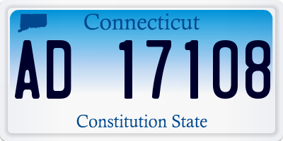 CT license plate AD17108