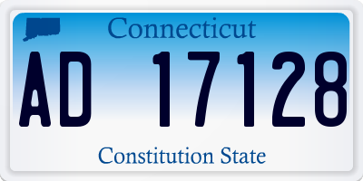 CT license plate AD17128