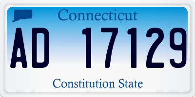 CT license plate AD17129