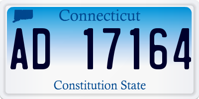 CT license plate AD17164