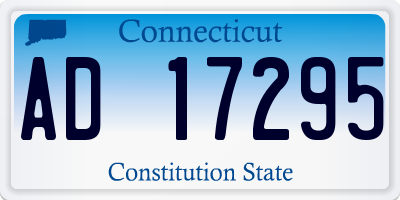 CT license plate AD17295