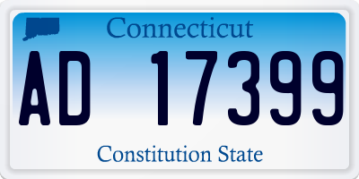CT license plate AD17399